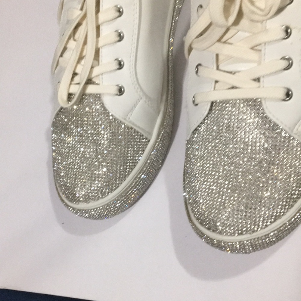 Glamorous BLING RHINESTONE Sneakers - Picture 9 of 15